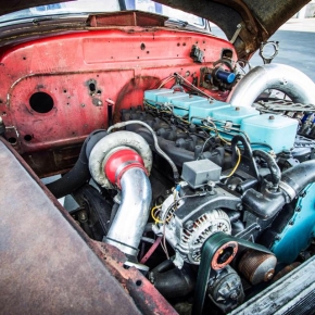 Old Diesel Rat Rods Engine