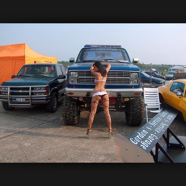 Naked girls on semi trucks