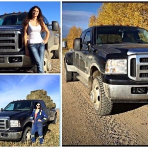 Real girl and real truck!